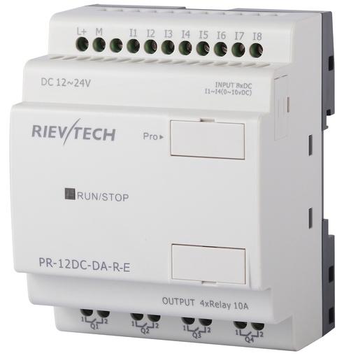 [PR-12DC-DA-R-E] PLC programable DC 8 entradas y 4 salidas