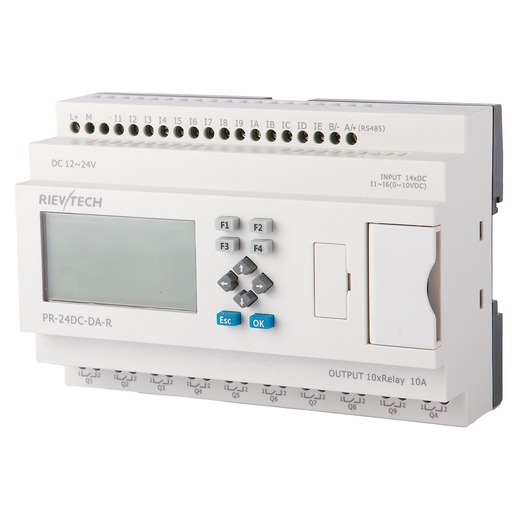 [PR-24DC-DA-R] PLC programable DC 14 entradas 10 salidas