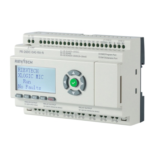 [PR-26DC-DAI-RA-N] PLC programable con ethernet, web server y MQTT 16 entradas 10 salidas