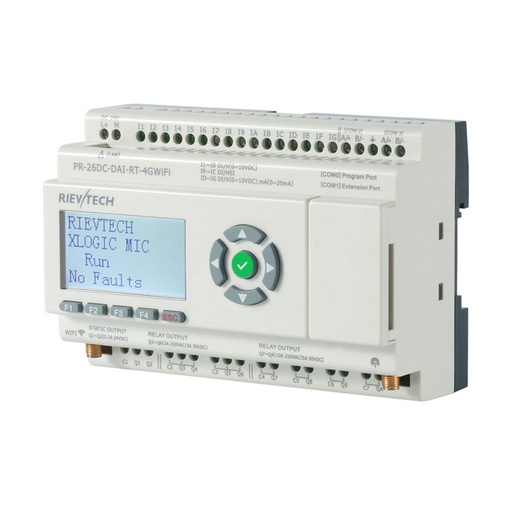 [PR-26DC-DAI-RT-4GWIFI] PLC 4G LTE con WIFI MQTT 16 entradas y 10 salidas