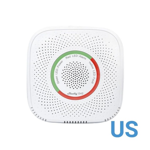 Sensor de gas inteligente Wi-Fi con alarma de sonido y luz. Certificado