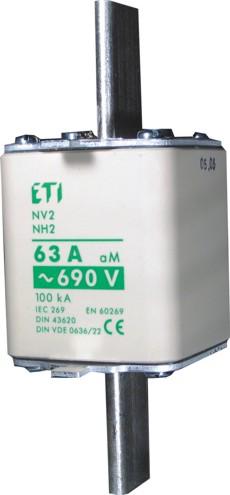 Fusible tamaño NH00C KTF; curva AM ; marca ETI; 690V