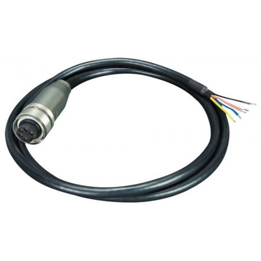 [CB-M23F5F-120] 5-pin M23 Female to bare end power cable for IGS-5227-4MP2MT, 1.2 meters