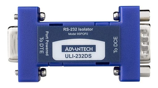 [BB-9SPOP2] Aislador en serie, señales de datos RS-232, DB9 F, DB9 M, alimentado por puerto