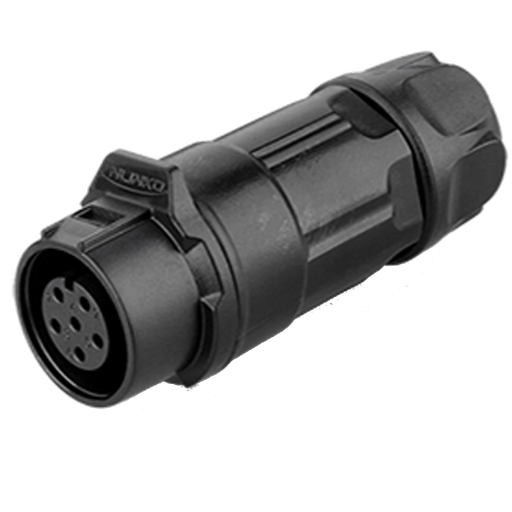 [LP-12-J06PP-02-001] Conector Serie LP-12 hembra volante 6 Pines Plug Soldar CNLINKO