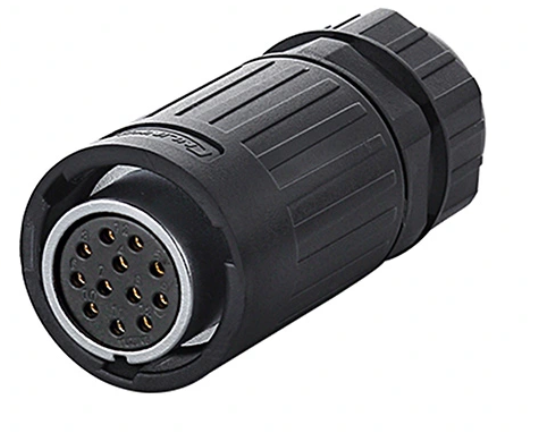 Conector Serie YA-20 hembra volante 12 Pines Soldar CNLINKO