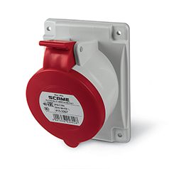 [413.3267] ENCHUFE HEMBRA P/EMPOTRAR 3P+N+T IP44 32A 6h  346-415V FIJACION 84X106mm