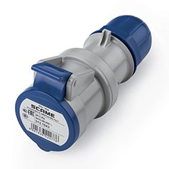 [313.1643] ENCHUFE HEMBRA VOLANTE 2P+T IP44 16A 6h 200-250V AC