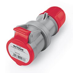 [313.1646] ENCHUFE HEMBRA VOLANTE 3P+T IP44 16A 6h 380-415V AC