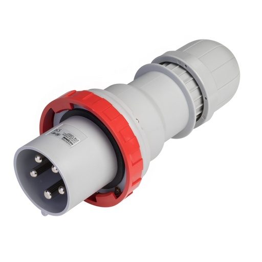 [218.6337] ENCHUFE MACHO VOLANTE 3P+N+T IP66/IP67 63A 6h 346-415V 