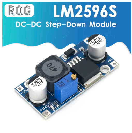 [MOD-DCDC] Módulo conversor DC-DC LM2596S step down, ajustable 3A, regulador de voltaje