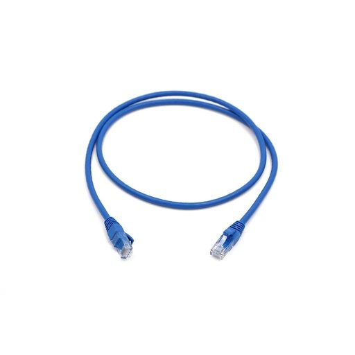 [PACK-PC-6UMCBLP-0.5] Pack 4 Patch Cord CAT6 UTP Inyectado azul, PVC, 50CM