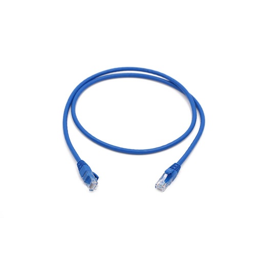 [PACK-PC-6UMCBLP-0.5] Pack 4 Patch Cord CAT6 UTP Inyectado azul, PVC, 50CM