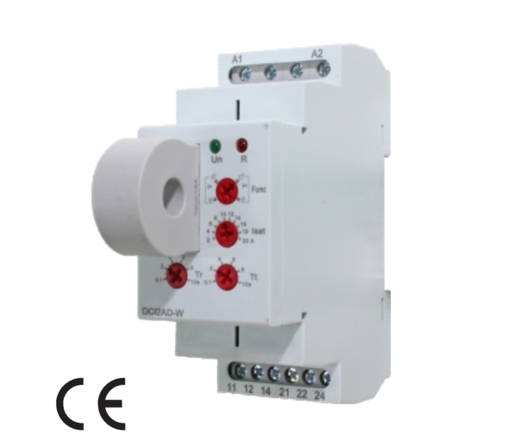 [DCI2AD-W] Relé Monitor de Corriente 0-20A AC/DC Alimentación 24-240VCA/CC, 2 inversores 8A