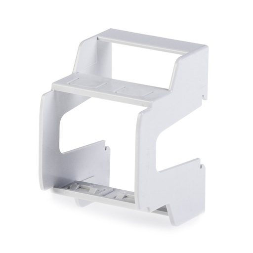 [654.0092] SOPORTE PARA RIEL DIN PARA 2 MODULO SERIE EVOLUTION 
