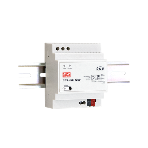 [KNX-40E-1280] Fuente de poder KNX riel din 30V 1280mA