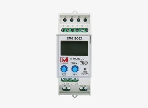 [EM619002] Medidor de energía DC 5VDC a 1000VDC Bidireccional