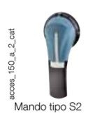 Mando exterior negro para para SIRCO AC hasta 630A tipo S2