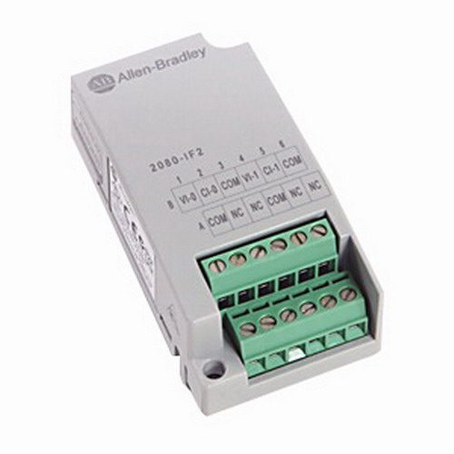 [2080-IF2] Micro8000 I/O Module, 2 Channel Voltage/Current Analog Inputs, 0-10 Volt, 0-20 mA, 12 Bits