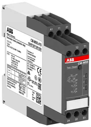 [1SVR740720R1400] CM-MSS.11P Therm. motor protec. relay 1n/o+1n/c, 24-240VAC/DC