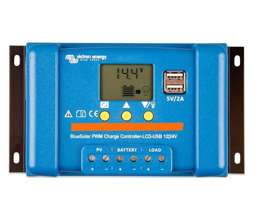 [SCC010030050] Controlador de carga BlueSolar PWM 30A 12/24V Pantalla LCD y USB