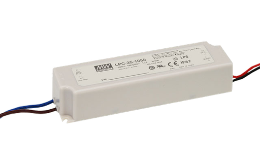 Driver LED plástico corriente 35W LPC-35