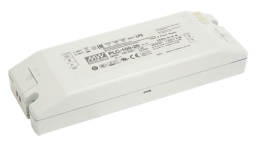 Driver LED plástico PFC 100W PLC-100
