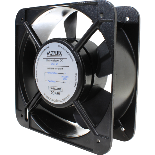 [15050D24MB] Ventilador para tableros 150x150x50 24VDC