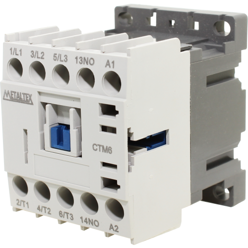 Mini contactor tripolar 7A AC3 serie CTM6