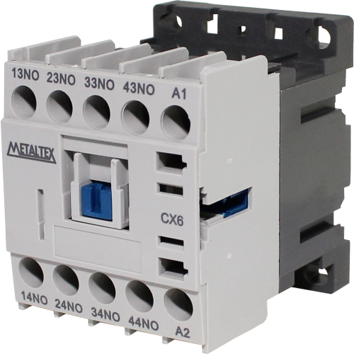 Contactor auxiliar 6A AC3 serie CX6