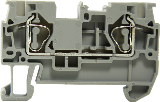 Borneras riel din 4mm² libre mantenimiento con resorte BK4