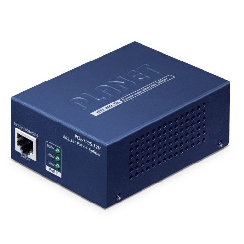 [POE-173S-12V] Divisor PoE++ de Un Solo Puerto 10/100/1000Mbps