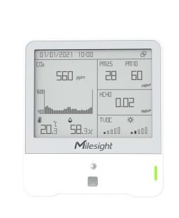 [AM319-915M-W HCHO / O3] Display LoRaWAN con Sensor de Temperatura, Humedad y Calidad del Aire