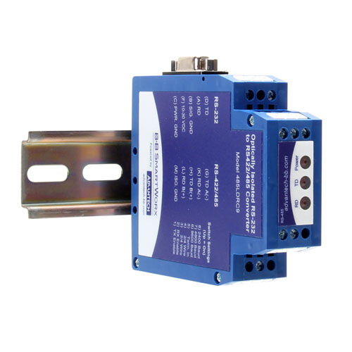 [BB-485LDRC9] Convertidor Industrial aislado RS-232 a RS-422/485