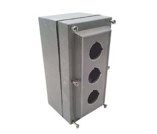 [800H-3HZ4R] Push Button Enclosure,Three 30mm Push Button hole, Type 4/4X/13