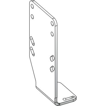 [XUZASK003] Fixing bracket, accessory for sensor, XUK, metal, for XUL substitution