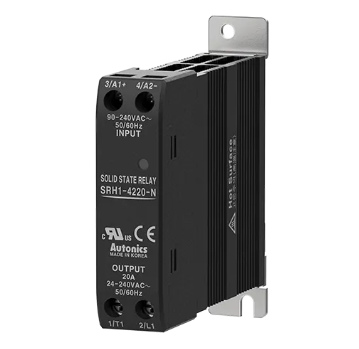 [SRH1-4220-N] Relevador de estado solido, Voltaje de entrada 90-240VAC, Corriente de carga 20A