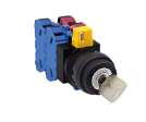 [HW1K-3JPA21N1] Selector Switch, key handle, plastic bezel, 3 positions, maintained, screw terminal