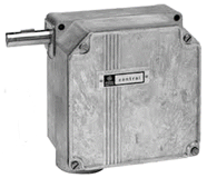 [CR115E424202CB] Geared Rotary Limit Switch, Snap-Acting, Nema Type 4, Two NO and two NC contacts, Right Side Woodruff Key- Type End Shaft