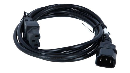 [CAB-C15-CBN] Cabinet jumper power cord, 250VAC 13A, C14-C15 connectors