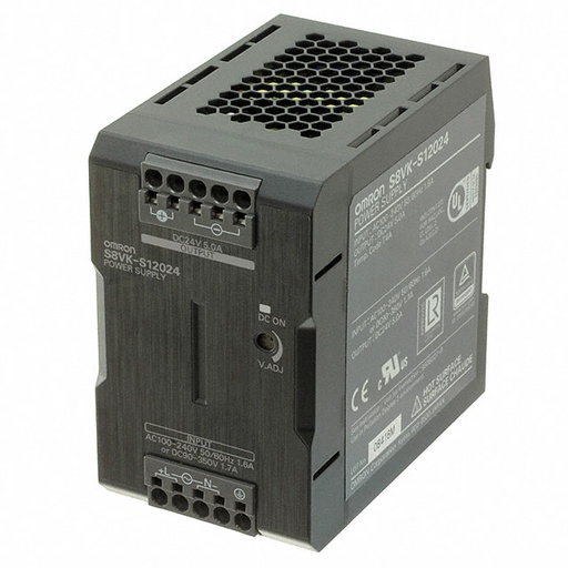 [S8VK-S12024] AC/DC Power Supply Single-OUT 24V 5A 120W 12-Pin