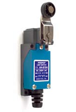 [AH-8104] Limit switch, lever R 30mm, roller Ø18mm, NO + NC, 5A, IP64