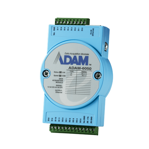 [ADAM-6050-D1] E/S remotas Ethernet Modbus/SNMP/MQTT IoT 12DI/6DO