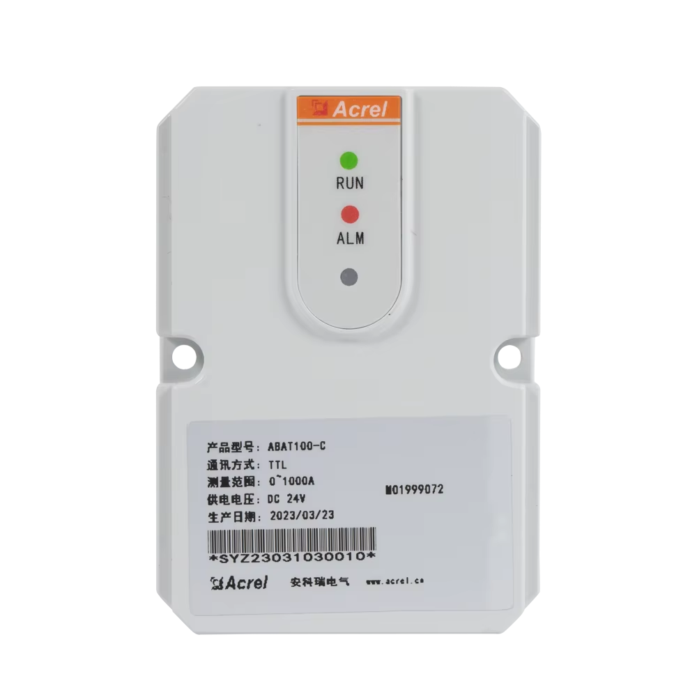 Sensor de corriente, carga, descarga y temperatura de baterías hasta 1000A serie ABAT100