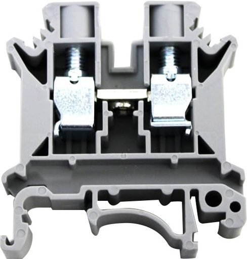 Bornera riel din 10mm² 76A con tornillo de fijación Serie BS