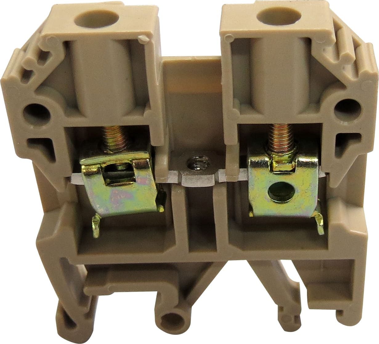 Bornera riel din 4mm² 34A con tornillo de fijación Serie M