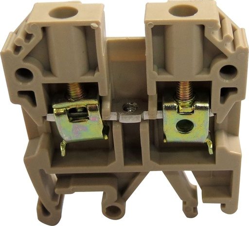 Bornera riel din 4mm² 34A con tornillo de fijación Serie M