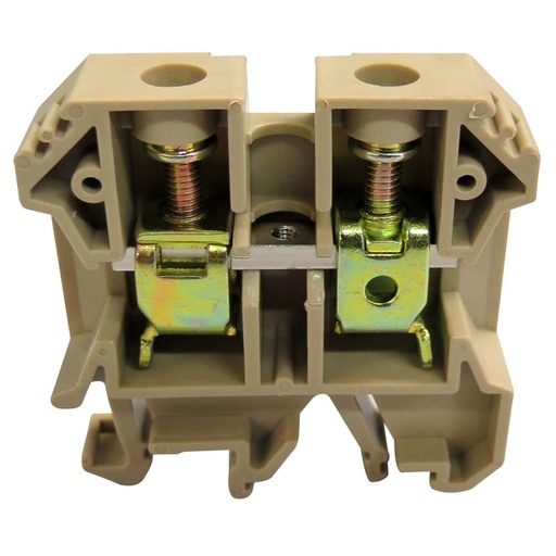 Bornera riel din 16mm² 82A con tornillo de fijación Serie M