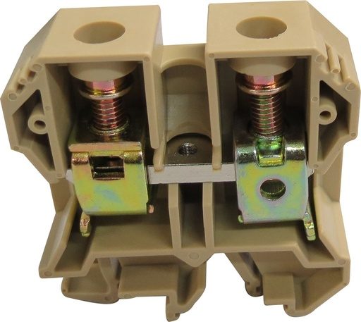 Bornera riel din 35mm² 135A con tornillo de fijación Serie M