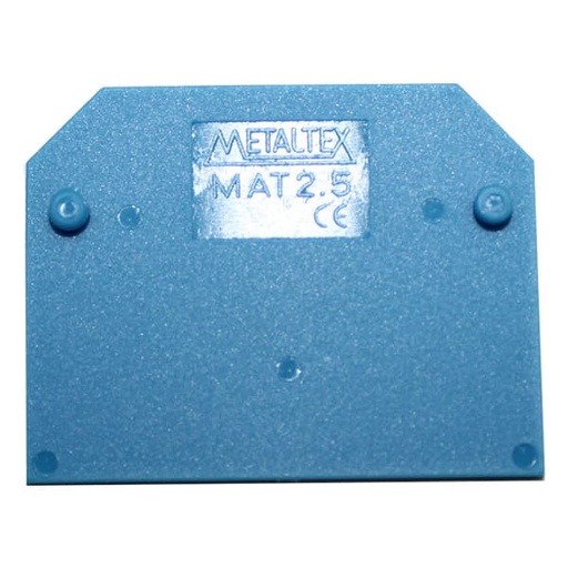 [MAT2_5-AZ] Tapa final para MTB2.5EN-AZUL Serie M 2.5mm²